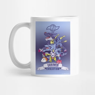 digimon gabumon evolution Mug